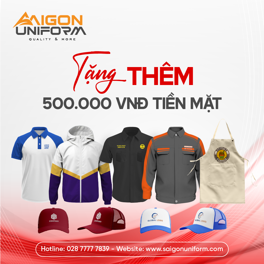 May đồng phục Saigon Uniform