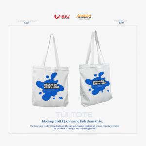 Mẫu túi tote, túi canvas quà tặng, sự kiện – Mẫu 1