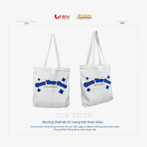 Mẫu túi tote, túi canvas quà tặng, sự kiện – Mẫu 3