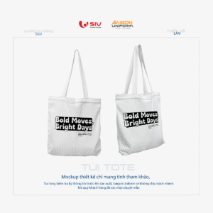 Mẫu túi tote, túi canvas quà tặng, sự kiện – Mẫu 2