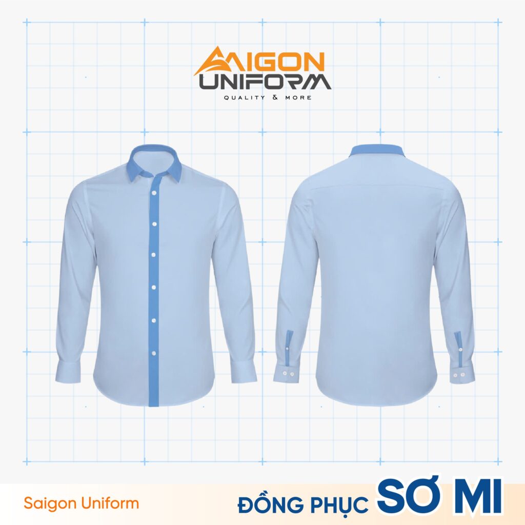 Chọn sơ mi đồng phục theo màu sắc và họa tiết