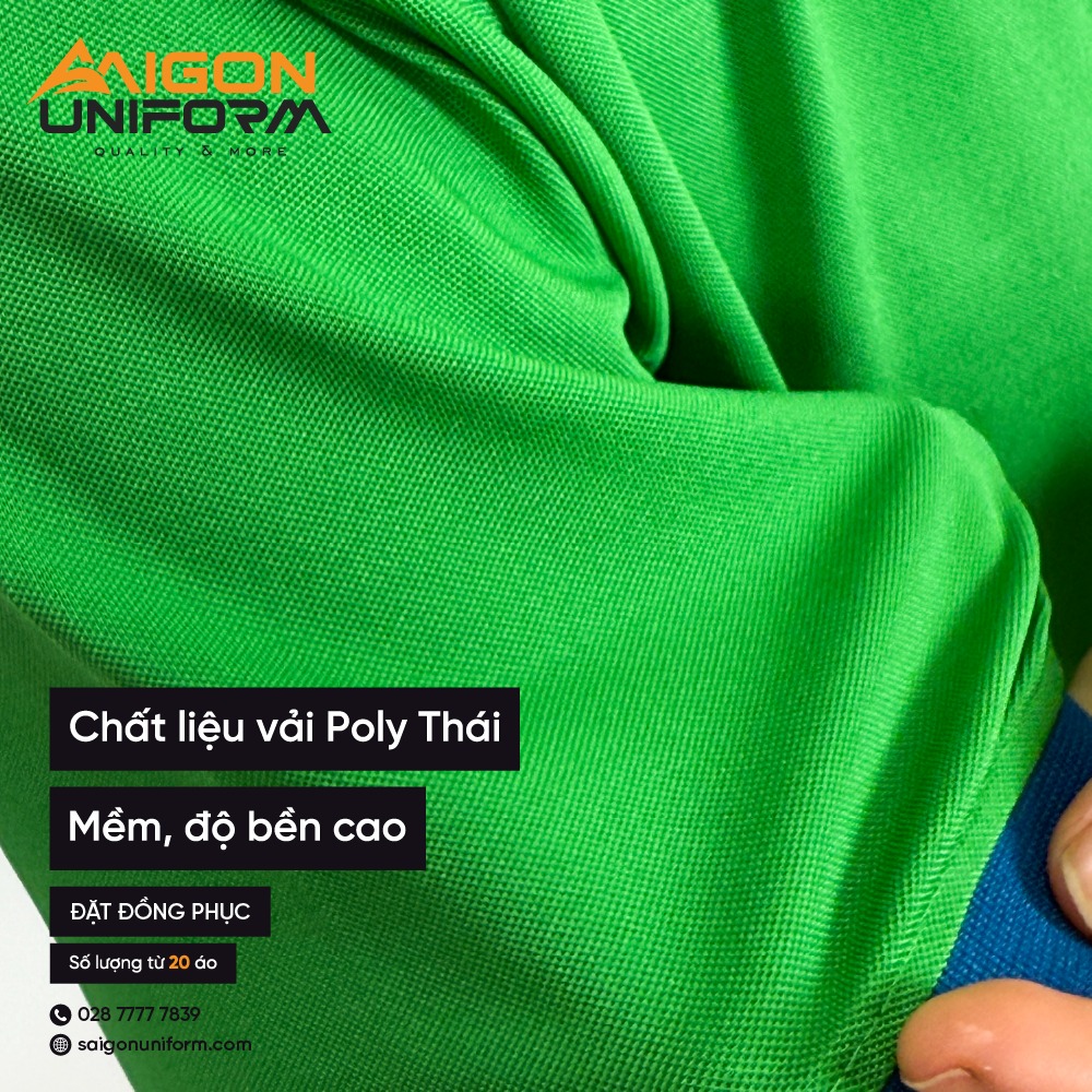 Co giãn chiều dọc trong áo thun đồng phục 