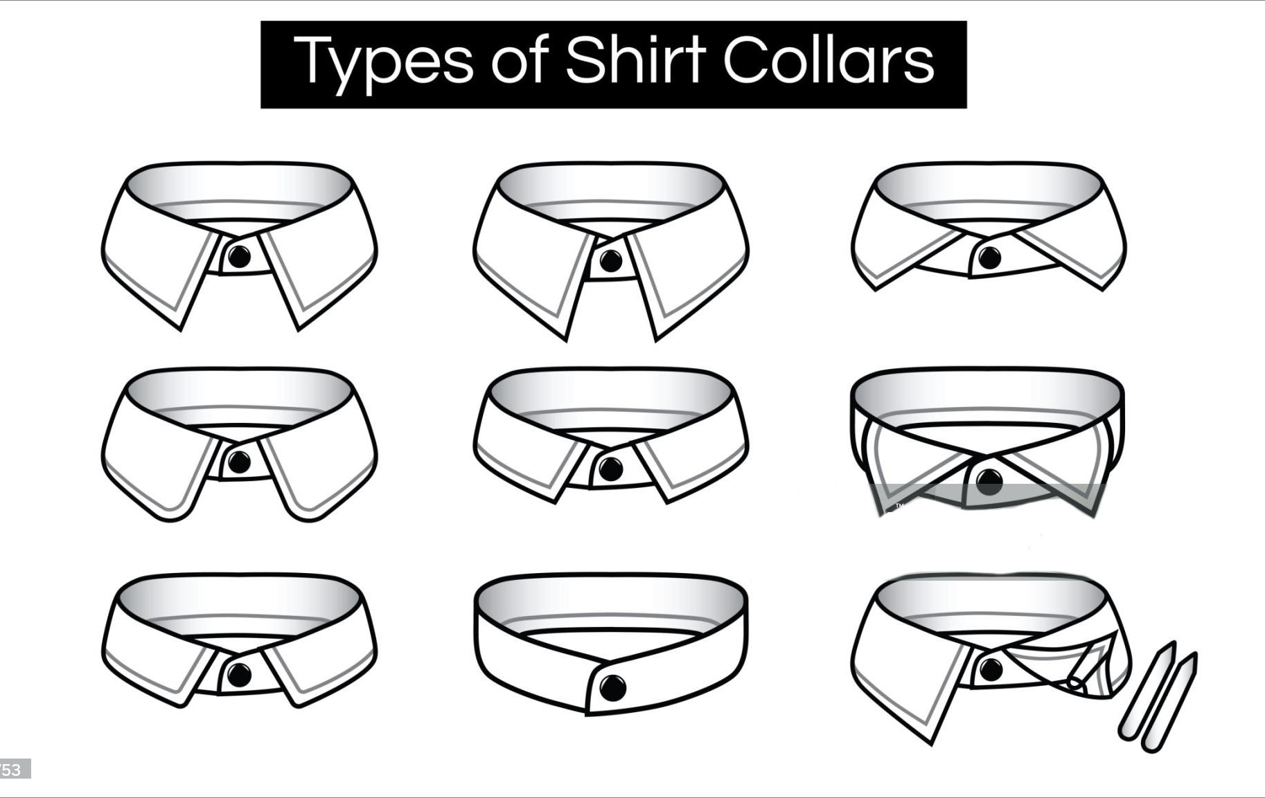 Kiểu cổ áo sơ mi công sở