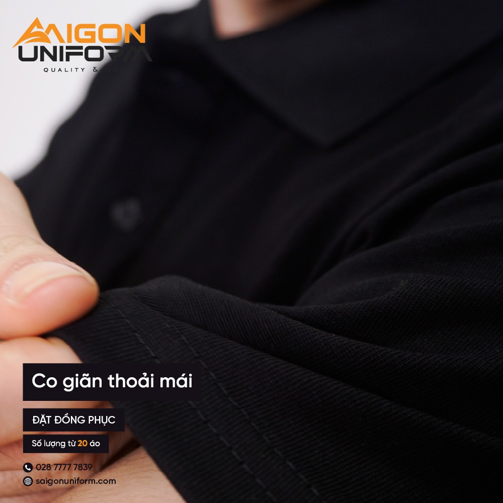 Độ co giãn trong vải thun may đồng phục