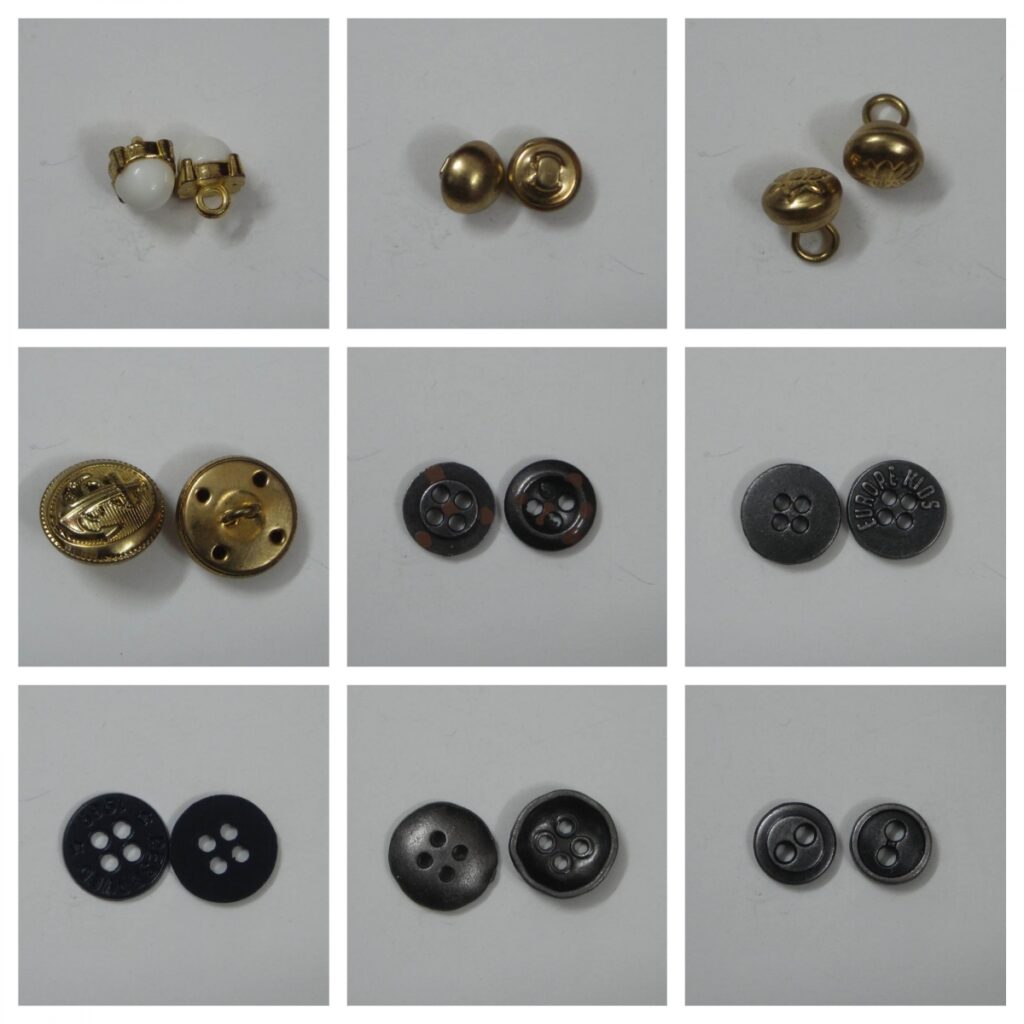 Lựa chọn cúc áo sơ mi