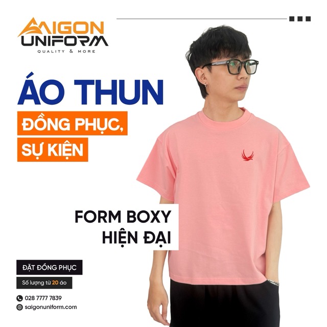 Form áo thun boxy