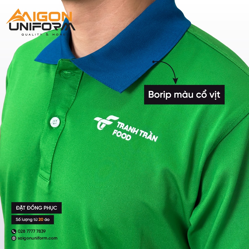 In logo trên áo thun đồng phục