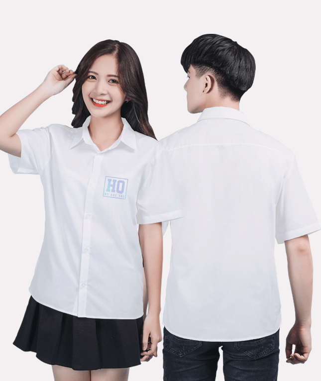 Vải may áo sơ mi đồng phục học sinh
