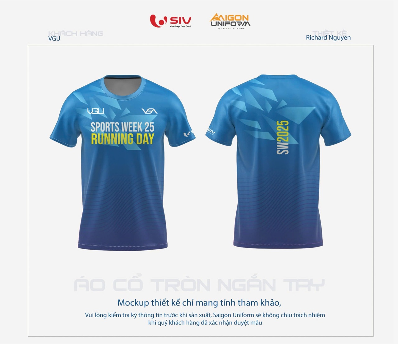 Áo thun sự kiện, chạy bộ