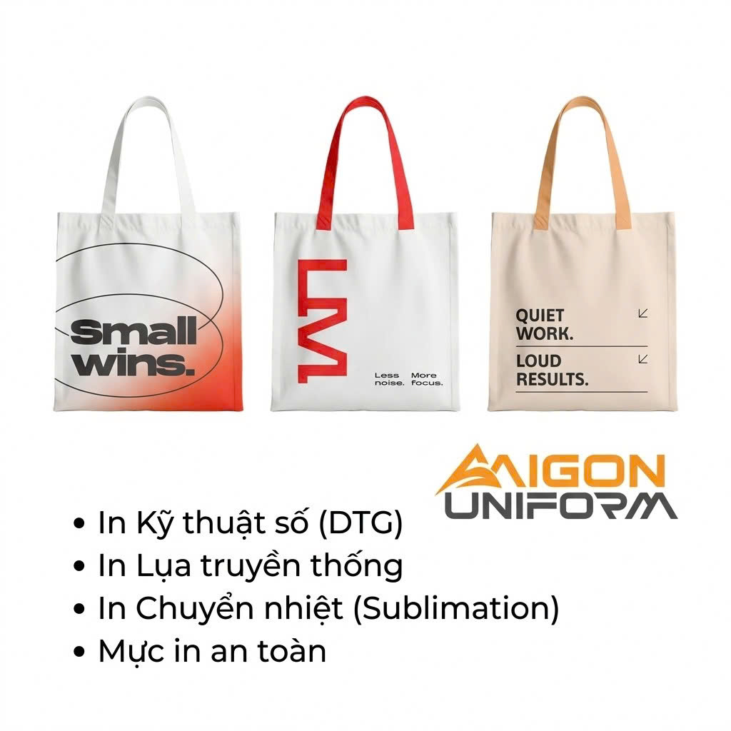 Dịch vụ in túi tote tại TPHCM 