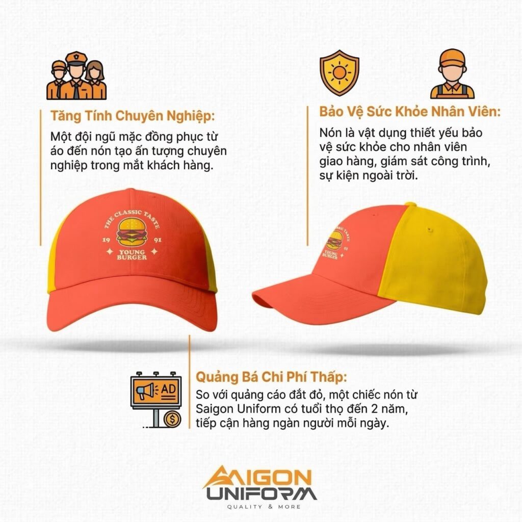 May nón quà tặng tại thành phố Hồ Chí Minh