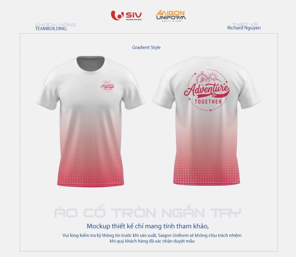 Mẫu áo thun team building doanh nghiệp 2026