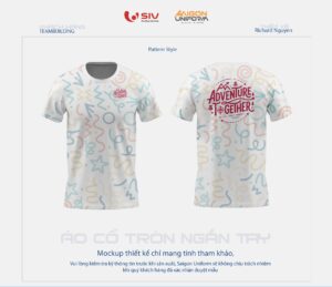 Mẫu áo thun team building 2026 – Mẫu 1
