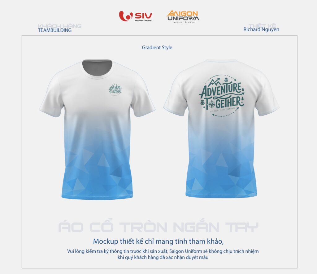 Mẫu áo thun team building doanh nghiệp 2026
