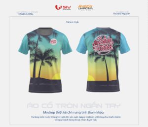 Mẫu áo thun team building 2026 – Mẫu 6