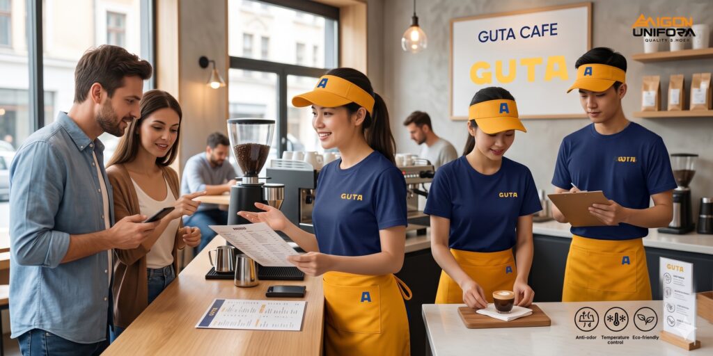 Đồng phục quán cà phê - Guta cafe
