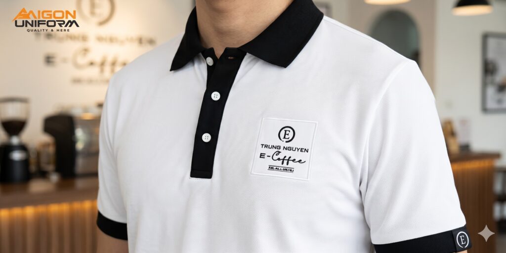 May đồng phục quán cà phê