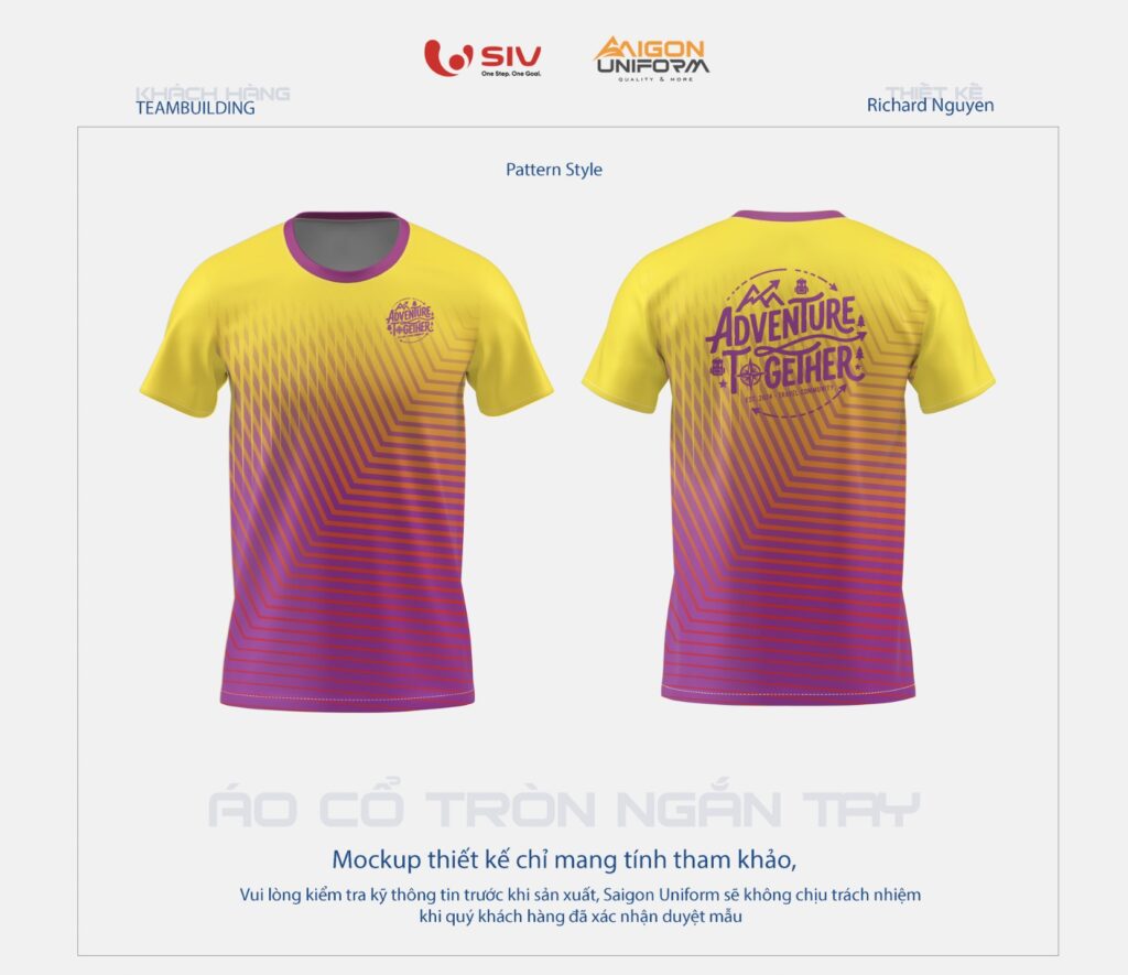 Mẫu áo thun team building đẹp 2026