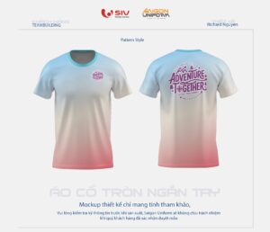 Mẫu áo thun team building 2026 – Mẫu 9