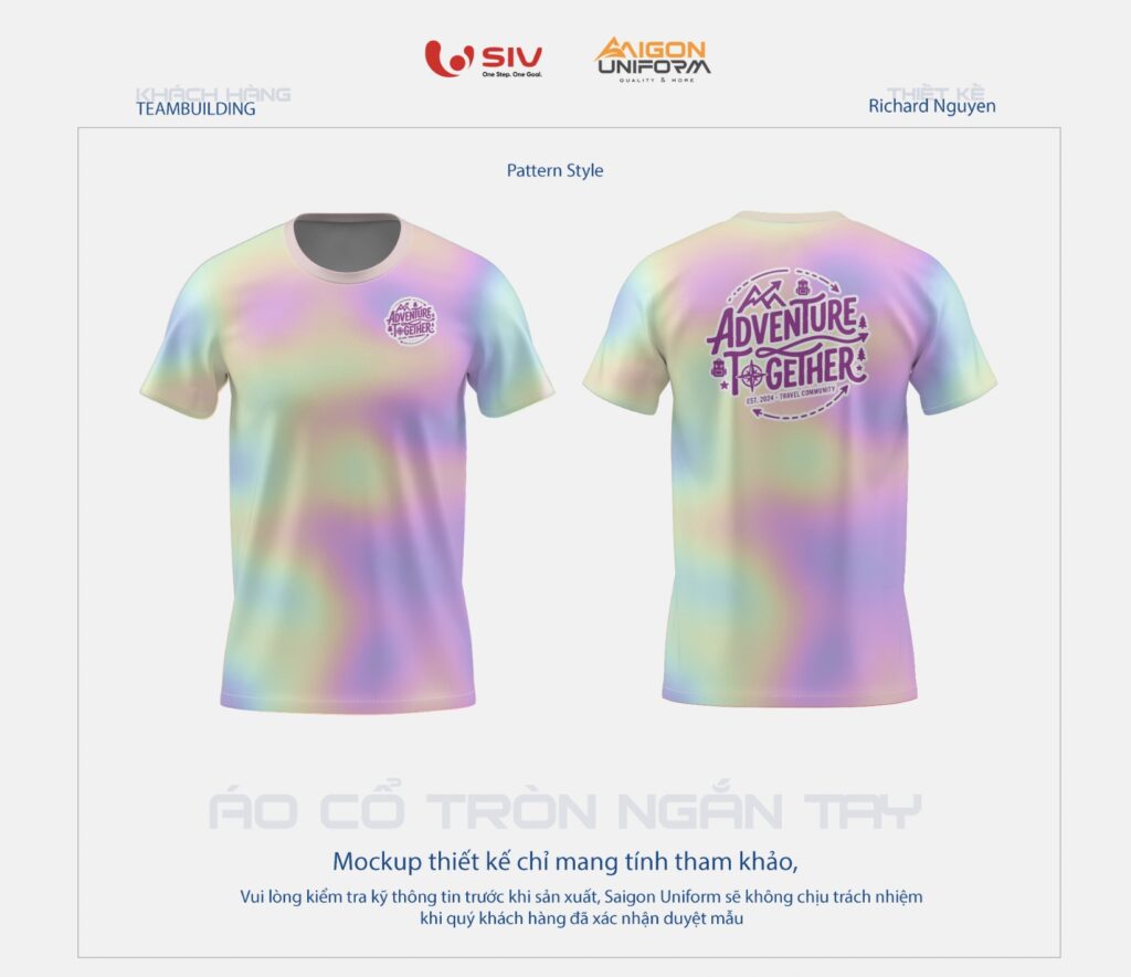 Mẫu áo thun team building đẹp 2026
