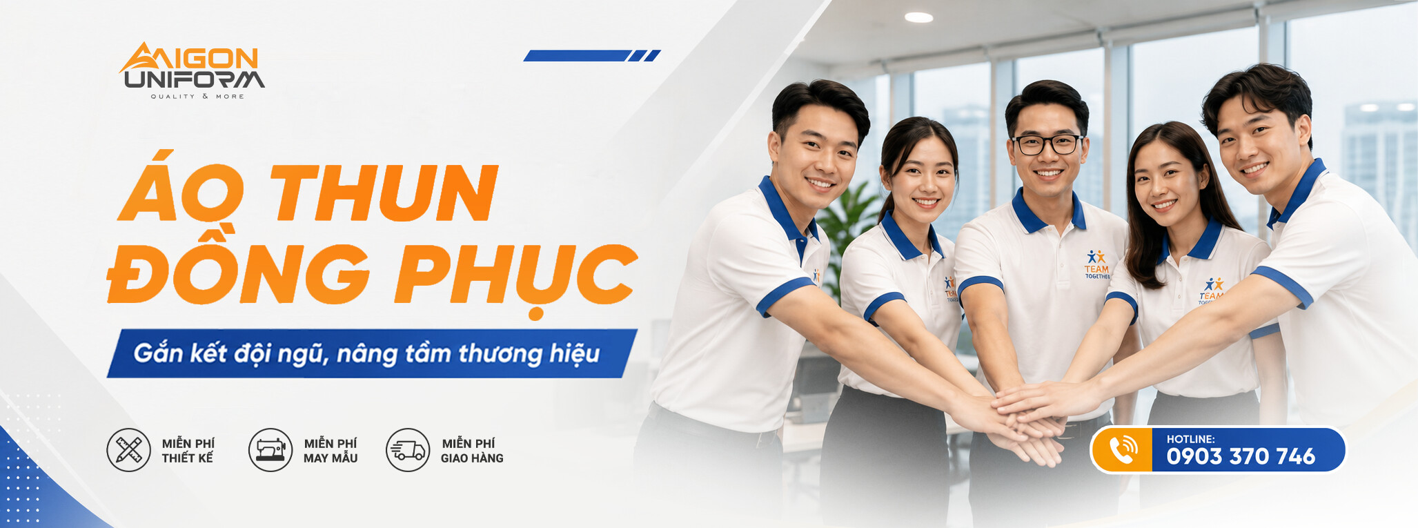 Áo thun đồng phục doanh nghiệp Saigon Uniform – gắn kết đội ngũ, nâng tầm thương hiệu