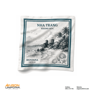 Khăn Bandana In Logo Du Lịch Nha Trang – Khánh Hòa