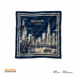 Khăn Bandana In Logo Du Lịch Sài Gòn